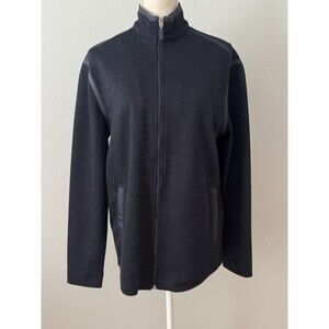 Johnston & Murphy Jacket Blue XC4 Extreme Comfort Full Zip Performance Men's M
